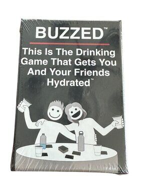 Buzzed -Drinking Card Game for Adults New Sealed